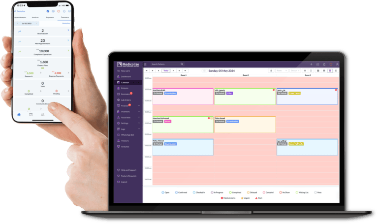 Clinic management system for managing appointments, patient records, billing, and clinic operations