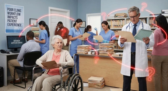 How Poor Clinic Workflow Impacts Patient Experience